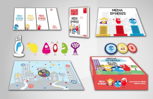 Matériel du jeu Médiasphères