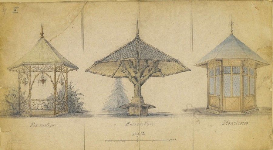 bandeau ornementation jardins